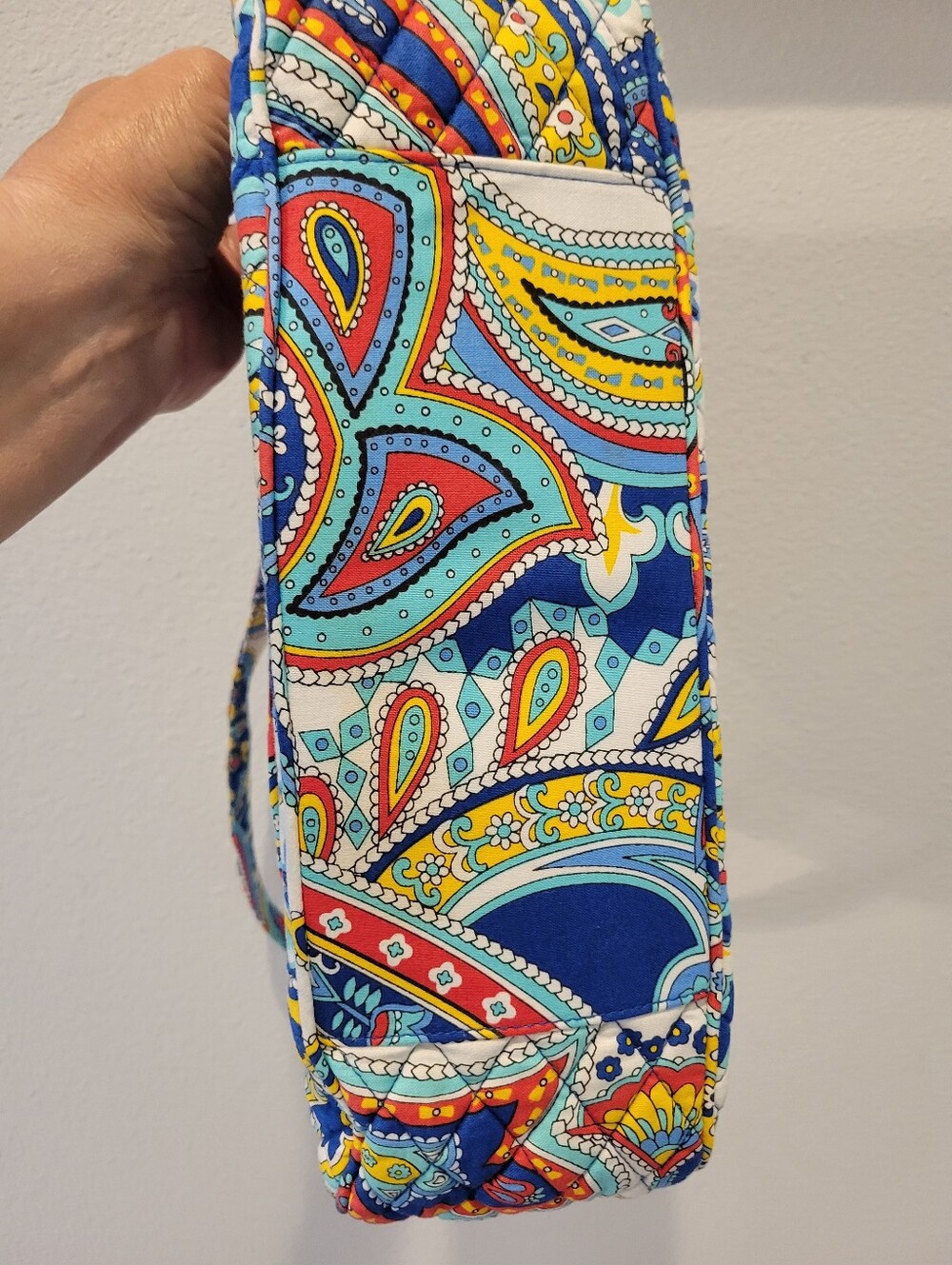 Neve Ben Used New No Tag Vera Bradley Handbag.100% Cotton Fabric - Picture 8 of 11